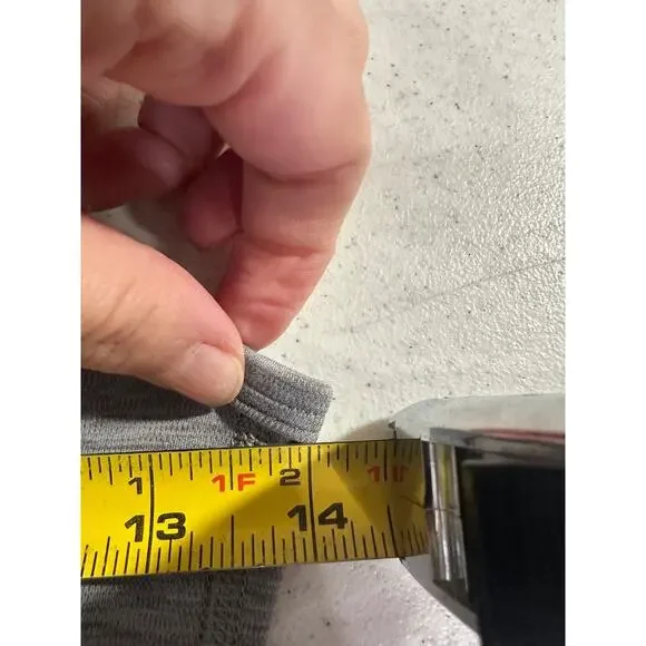 NEW Aritzia - Golden - Rhythm Divinity 5" Romper - S - heather Gray $78 E7 - Picture 7 of 9